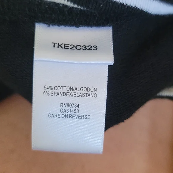 STUNNING BCBG black trackpants with side stripes - Picture 7 of 11